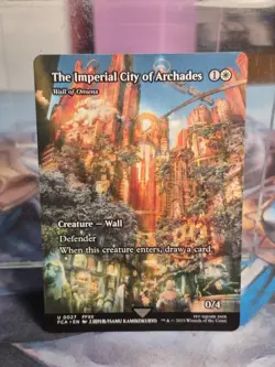 27 The Imperial City of Archades - Wall of Omens Showcase Final Fantasy MTG Card - Image 1