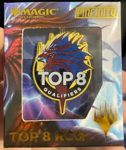 MTG Magic the Gathering RCQ Top 8 Pin - Niv-Mizzet Pinfinity New in Box Unopened - Image 1