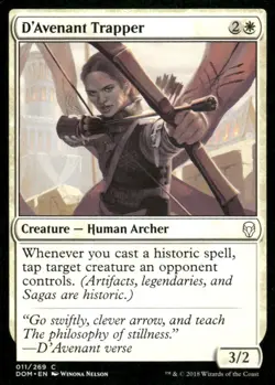 D'Avenant Trapper 011/269 Dominaria MTG Magic the Gathering card - Image 1