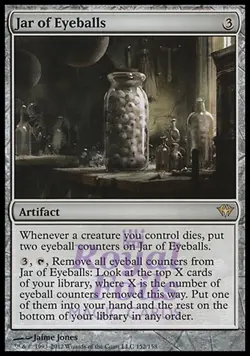 Jar of Eyeballs 1x FOIL DKA MTG Dark Ascension Rare MINT artifact - Image 1