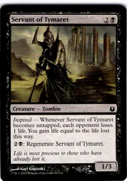 MTG Servant of Tymaret Born of the Gods Common #82 - Image 1