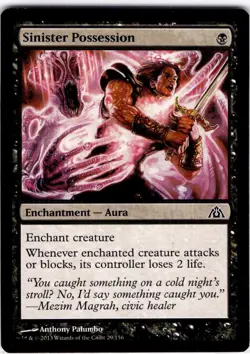 MTG Sinister Possession Dragon's Maze Common #29 - Image 1