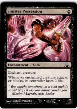 MTG Sinister Possession Dragon's Maze Common #29 - Image 1
