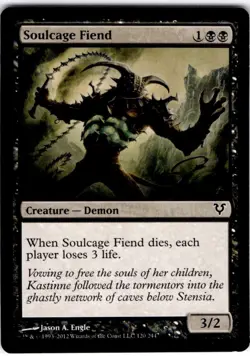 MTG Soulcage Fiend Avacyn Restored Common #120 - Image 1