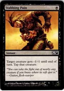 MTG Stabbing Pain Magic 2011 (M11) Common #118 - Image 1
