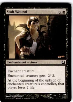 MTG Stab Wound Return to Ravnica Common #78 - Image 1