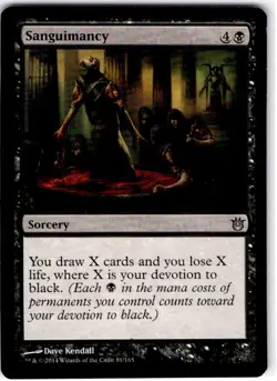 MTG Sanguimancy Born of the Gods Uncommon #81 - Image 1