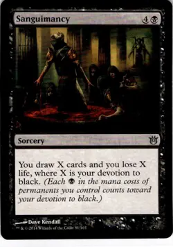 MTG Sanguimancy Born of the Gods Uncommon #81 - Image 1