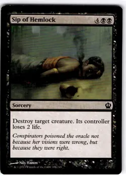 MTG Sip of Hemlock Theros Common #106 - Image 1