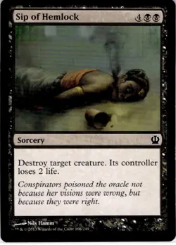 MTG Sip of Hemlock Theros Common #106 - Image 1