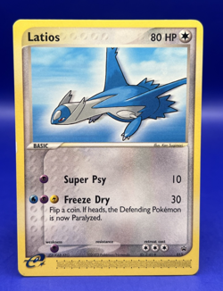 2003 Pokemon Latios 015 Black Star Promo Non Holo Rare E-Series NM- - Image 1