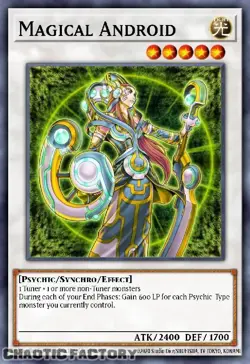 YUGIOH BLMM-EN147 Magical Android Secret Rare 1st Edition NM - Image 1