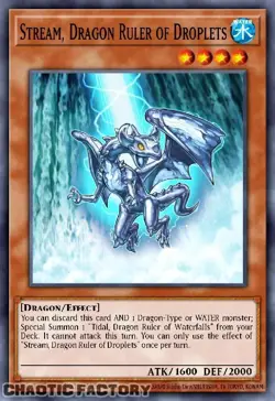 YUGIOH BLMM-EN122 Stream, Dragon Ruler of Droplets Secret Rare 1st Edition NM - Image 1