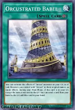 YUGIOH BLMM-EN097 Orcustrated Babel Emblazoned Ultra Rare 1st Edition NM - Image 1