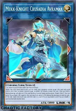 YUGIOH BLMM-EN095 Mekk-Knight Crusadia Avramax Emblazoned Ultra Rare 1st Edition - Image 1