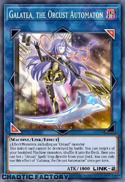 YUGIOH BLMM-EN093 Galatea, the Orcust Automaton Emblazoned Ultra Rare 1st Editio - Image 1