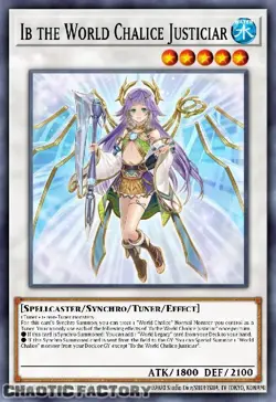 YUGIOH BLMM-EN089 Ib the World Chalice Justiciar Emblazoned Ultra Rare 1st Editi - Image 1