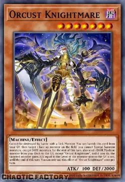 YUGIOH BLMM-EN087 Orcust Knightmare Emblazoned Ultra Rare 1st Edition NM - Image 1