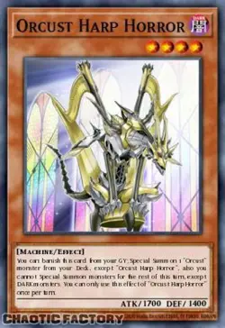 YUGIOH BLMM-EN085 Orcust Harp Horror Emblazoned Ultra Rare 1st Edition NM - Image 1