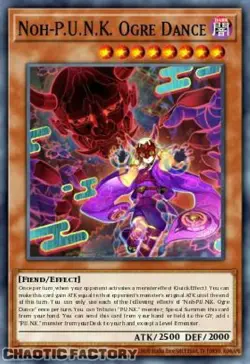 YUGIOH BLMM-EN075 Noh-P.U.N.K. Ogre Dance Emblazoned Ultra Rare 1st Edition NM - Image 1