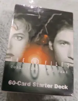 NEW The X-Files Card Game 60-Card Starter Deck Unopened & Complete - Image 1