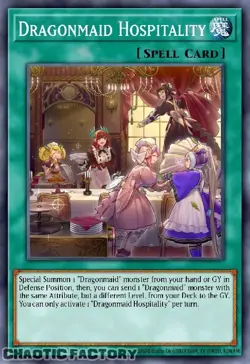YUGIOH BLMM-EN065 Dragonmaid Hospitality Emblazoned Ultra Rare 1st Edition NM - Image 1