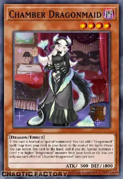 YUGIOH BLMM-EN062 Chamber Dragonmaid Emblazoned Ultra Rare 1st Edition NM - Image 1
