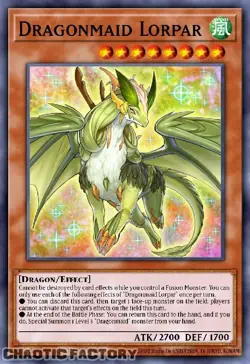 YUGIOH BLMM-EN061 Dragonmaid Lorpar Emblazoned Ultra Rare 1st Edition NM - Image 1