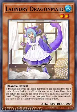 YUGIOH BLMM-EN056 Laundry Dragonmaid Emblazoned Ultra Rare 1st Edition NM - Image 1