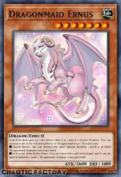 YUGIOH BLMM-EN055 Dragonmaid Ernus Emblazoned Ultra Rare 1st Edition NM - Image 1