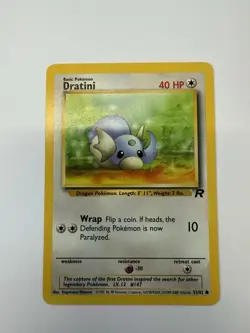 Pokemon TCG Dratini Team Rocket, Card 53/82, Unlimited Common Near Mint - Image 1