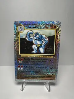2002 Pokemon Legendary Collection Machoke Reverse Holo Card 51/110 - Image 1