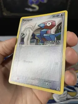 Pokemon Card Ex Delta Species Porygon 80/113 2005 Reverse Stamped Holo - Image 4
