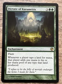 MTG - Dictate of Karametra - Image 1