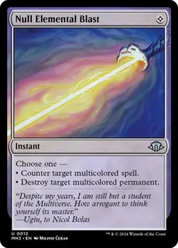 Null Elemental Blast -Foil Light Play MTG Modern Horizons 3 - Image 1