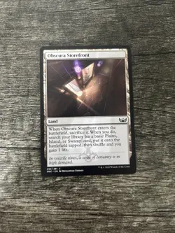 MTG 1x Obscura Storefront x1 LP Streets of New Capenna - Image 1