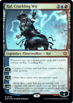 Ral, Crackling Wit (Foil) Bloomburrow - Magic MTG NM - Image 1