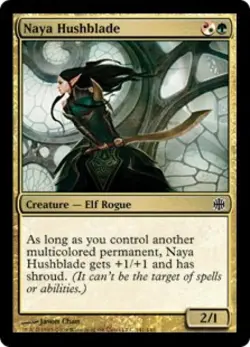 Naya Hushblade - Light Play MTG Alara Reborn - Image 1