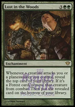Lost in the Woods 2x FOIL DKA MTG Dark Ascension Rare MINT green - Image 1