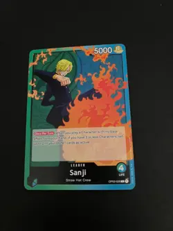 OP02-026 Sanji Leader One Piece TCG Trading Card TCG - Image 1