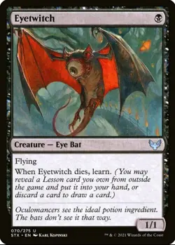 X 1 Eyetwitch NM Strixhaven School of Mages STX 070 MTG Magic The Gathering - Image 1