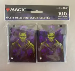 (3pk) MTG Duskmourn: Valgavoth Kaito & Aminatou Deck Protector Sleeve 300 Total - Image 4