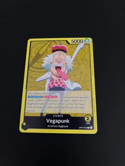OP07-097 Vegapunk Leader One Piece 500 Years In The Future Trading Card TCG - Image 1