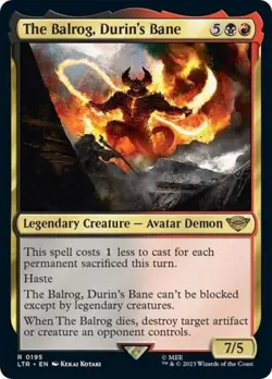 The Balrog, Durin's Bane - Near Mint MTG - Image 1
