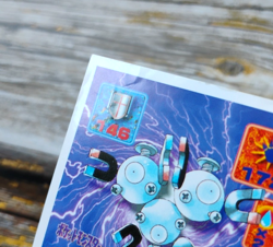 Magneton - 285 - Vintage 1997 CGTSJ Pokemon Amada Sticker Seal - Image 3