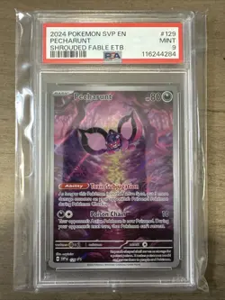 2024 Pokemon SVP en Pecharunt Shrouded Fable ETB Promo #129 Gem Mint PSA 9 - Image 1