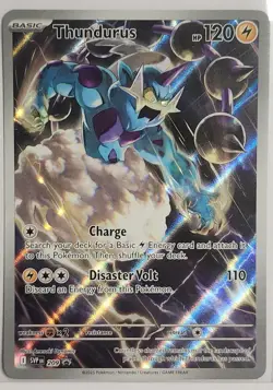 Pokemon Thundurus 209 Illustration Rare Promos Black Bolt - Image 1