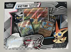 FACTORY SEALED Pokemon TCG Victini Illustration Collection Box - Image 1