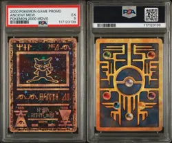 2000 Pokemon Game Promo Ancient Mew (Pokemon 2000 Movie) PSA 5 - Image 3