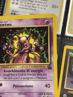 Mewtwo Promo Black Star 14 Rara Carta Pokemon Italiana Condizioni Good Played - Image 4